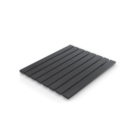 Caillebotis en bois composite gris pour cabine carrée - dimensions 80 x 76 x 3.2 cm Aurlane - CAI047