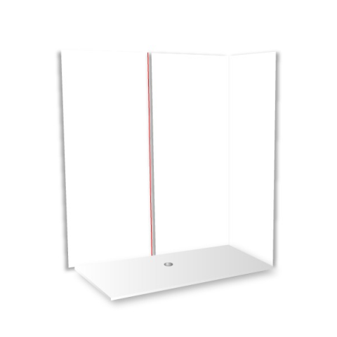 Pack extension droit 1p h2000 x l900 + profilés - couleurs aux choix