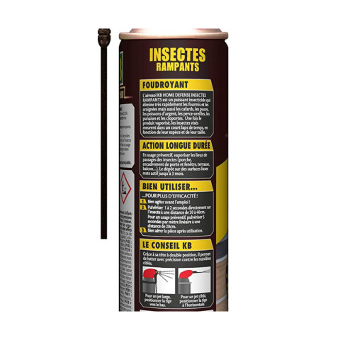 Pack kb home defense - insecticides pour insectes volants et rampants