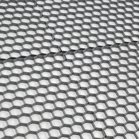 Palette de 49 stabilisateurs de gravier 47,04 m²  gris  120 x 80 x 2 cm gris  rinno gravel