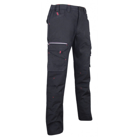 Pantalon de travail lma canvas - basalte noir - 1425