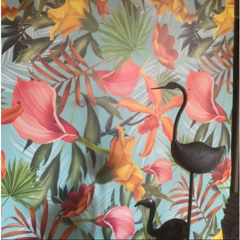 Papier peint floral balinais - BALINESE++