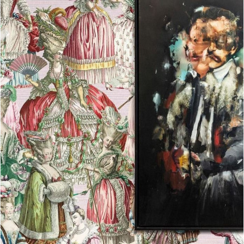 Papier peint français Marie-Antoinette - MARIEANTONIETTE++
