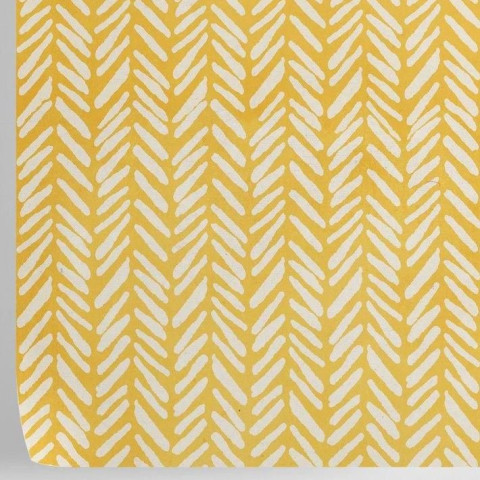 Papier peint pastel à chevrons jaunes - HERRINGBONE GIALLO