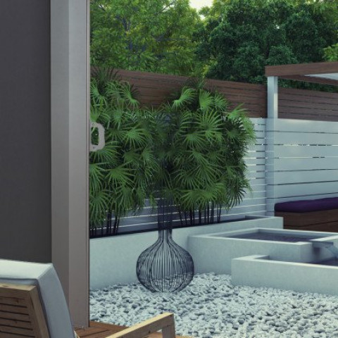 ose paravent exterieur retractable gris 600 x 160 cm distriartisan
