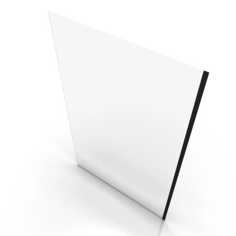 Paroi de douche à l’italienne 120×200 cm verre trempé 8 mm - Profil noir mat - FREEDOM 2 BLACK Aurlane - FAC301