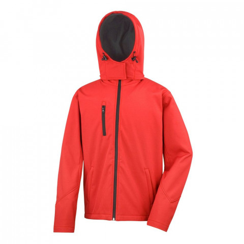Veste softshell homme à capuche result - Coloris et taille au choix