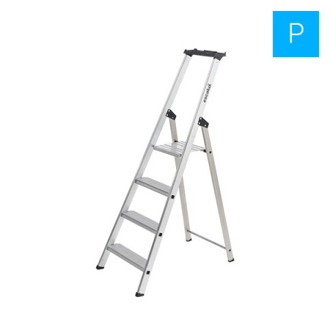 Escabeau professionnel ESCANORM Escalux - Nombre de marches au choix