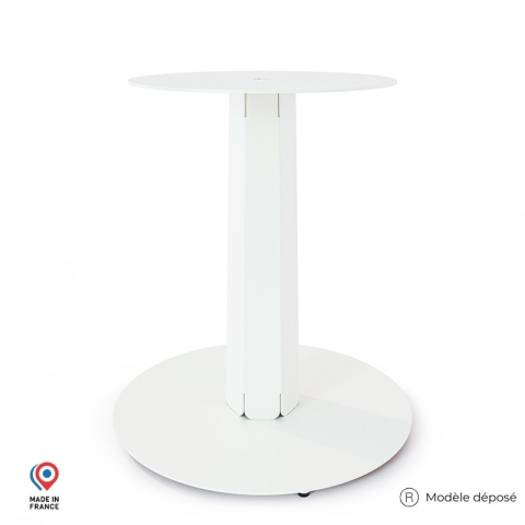 Pied central DECO-GEM pour table basse en acier à visser Zircon, H.71 cm
