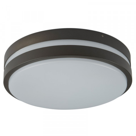 Plafonnier 29 cm outdoor lights, en aluminium et polycarbonate
