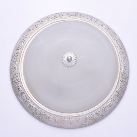 Plafonnier blanc classic 3 ampoules 14 cm