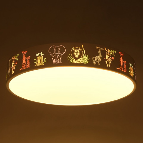 Plafonnier blanc techno   9 cm