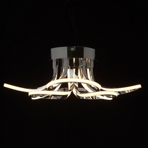 Plafonnier chromé techno   17.5 cm