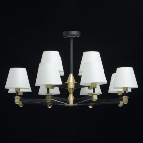 Plafonnier laiton neoclassic 12 ampoules 49 cm