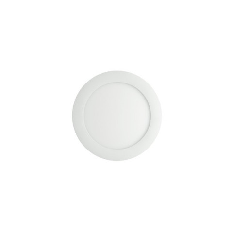 Plafonnier LED 18W (eq. 160W) - Diam : 235mm - Couleur eclairage - Blanc froid, Finition - Aluminium