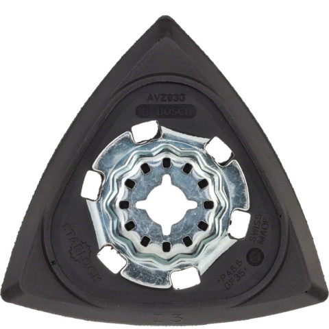 Plateau Delta de ponçage Starlock PRO , Ø93mm , AVZ93G - BOSCH - 2608669125