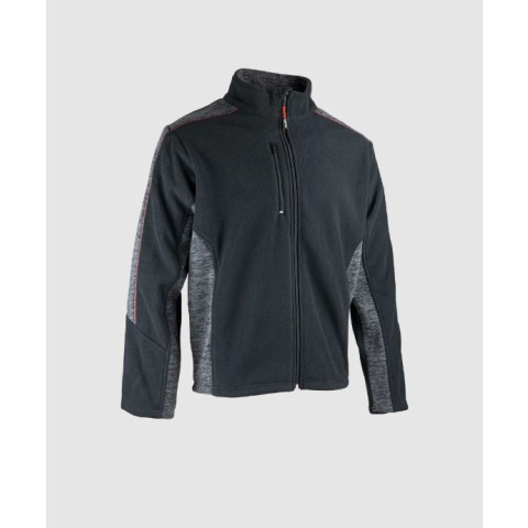 Veste LMA POLAR gris chiné / noir T.XXL - 2289 T.6