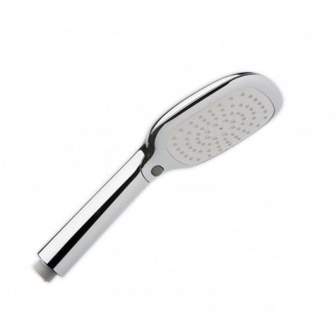 Pommeau de douche 3 jets intenses (air +) tête carrée large économique chromé anticalcaire NF