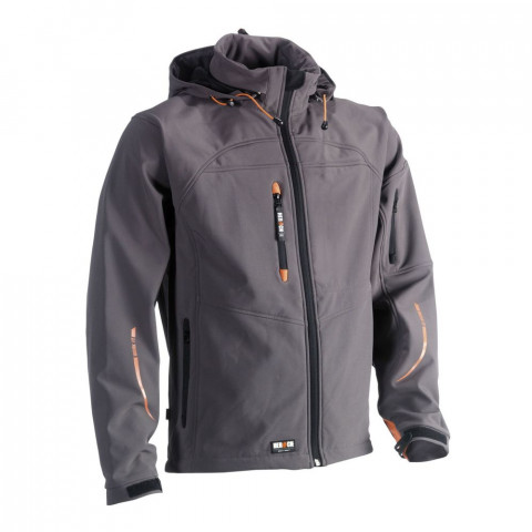 Veste softshell a capuche poseidon herock - Couleur et taille au choix
