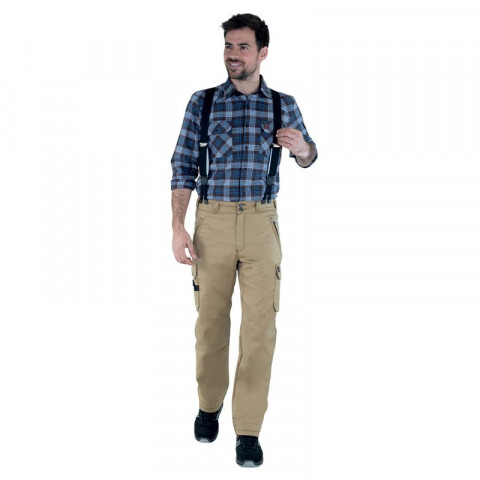 Pantalon de travail achille - 1gen - beige - Taille au choix