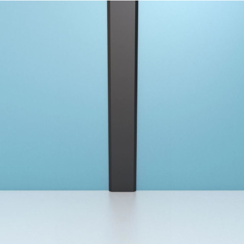 Profilé de jonction noir mat pour panneau mural - 20x5x2100 mm Aurlane - FAC314