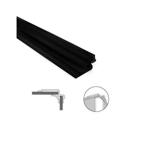 Profile alu angle rentrant en l - coloris & dimensions aux choix