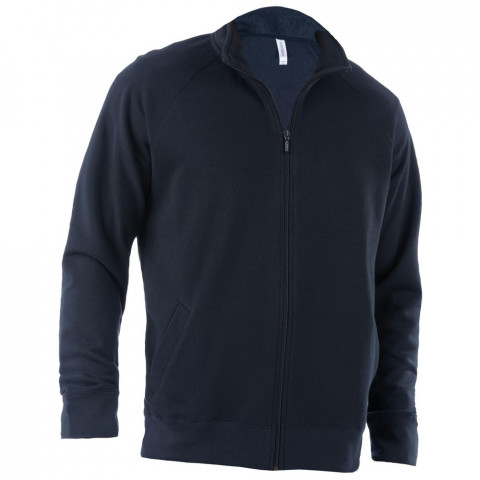 Veste de travail zippée Kariban unisexe French Terry (couleur au choix)