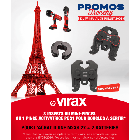 Sertisseuse M2X - 2 batteries - sans pince mère - 253550