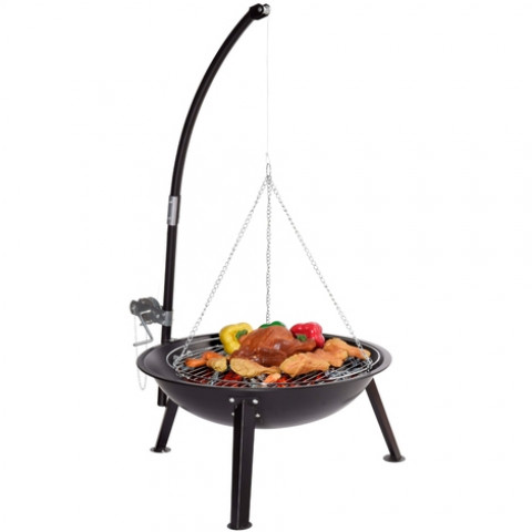 Qlima foyer avec gril 53 cm ffgw 4068
