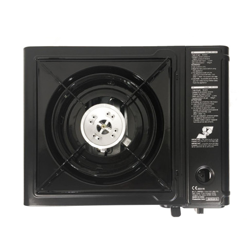 Réchaud gaz piezo alpentech 2200w piezo camping chantier terrasse