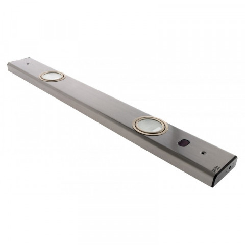 Réglette auto 2 spots inox - otio