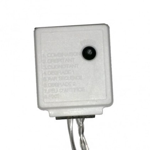Rideau lumineux 100 leds 135 x 135 cm blanc