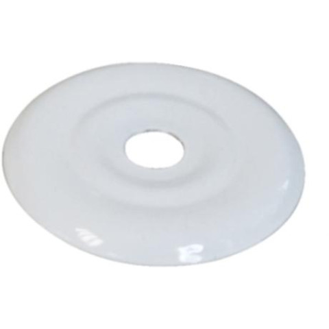 Rosace blanche ING FIXATIONS sanitaire - Fixation de tuyauteries - Ø 32 mm plate - A141550