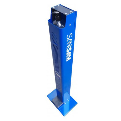 Borne individuelle de désinfection des mains sans contact SANISAM-FLOOR SAM - Noire - STHG-4B