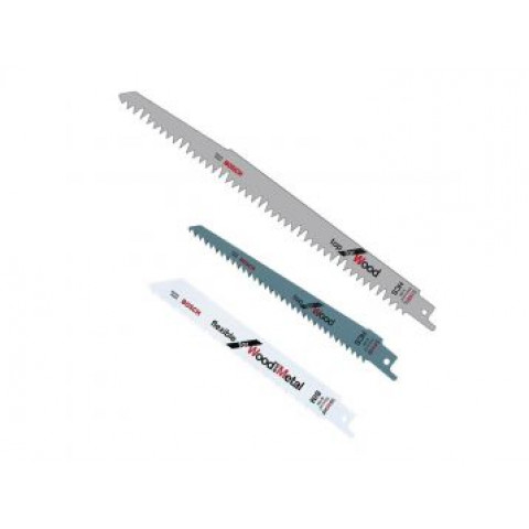 Scie sabre - bosch - 710w - 3 lames offertes - système sds - poignée softgrip