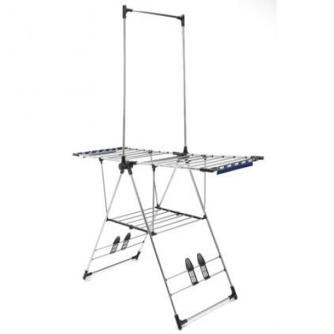 Ose Sechoir A Linge Inox Avec Portant Gris Distriartisan