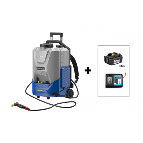 Set EVOCLEAN-PACK - DECK912 - avec batterie et chargeur inclus - 3009350