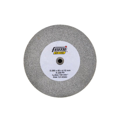 Meule Ø200 x 40 x 12 mm Grain 220 FEMI - SH23-020