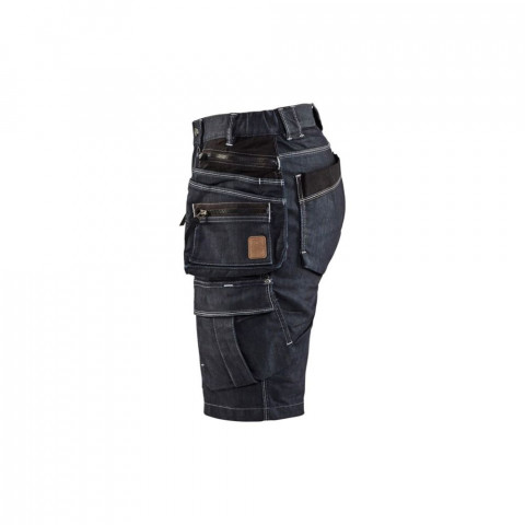 Short de travail femme blaklader stretch 2d x1900 artisan denim