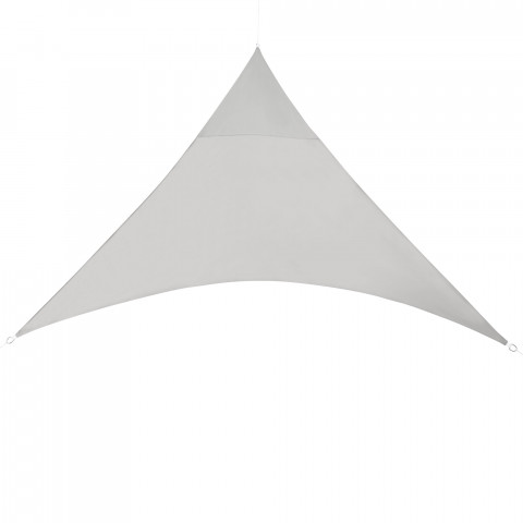 Voile d'ombrage toile solaire polyester polyuréthane triangulaire 300 cm - Couleur au choix