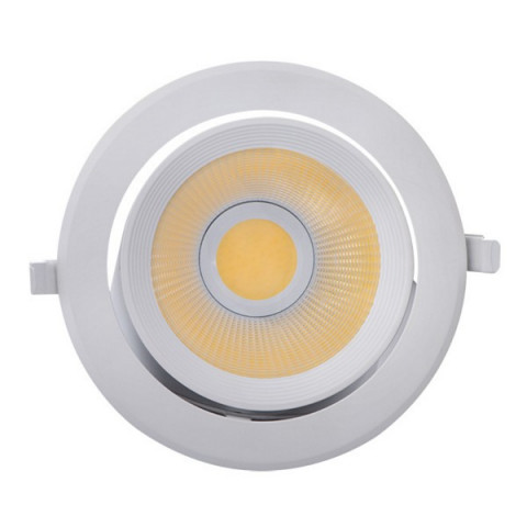 Spot led encastrable escargot 30 watt - Couleur eclairage - Blanc neutre