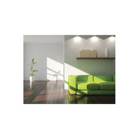 Spot led GU10 9 watt (eq. 70 watt) - Couleur eclairage - Blanc chaud 3000°K