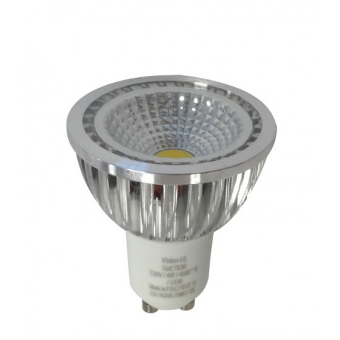 Spot led GU10 COB 4 watt (eq. 35 watt) - Couleur eclairage - Blanc neutre