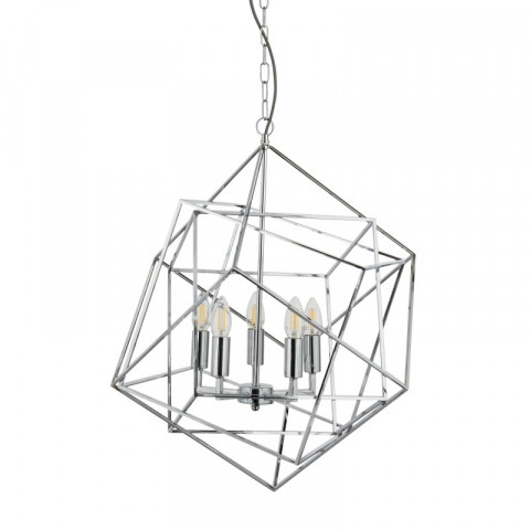 Suspension 5 ampoules cube, chrome