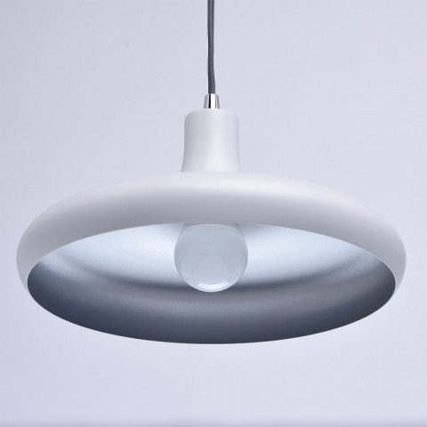 Suspension blanche megapolis 1 ampoule 136 cm