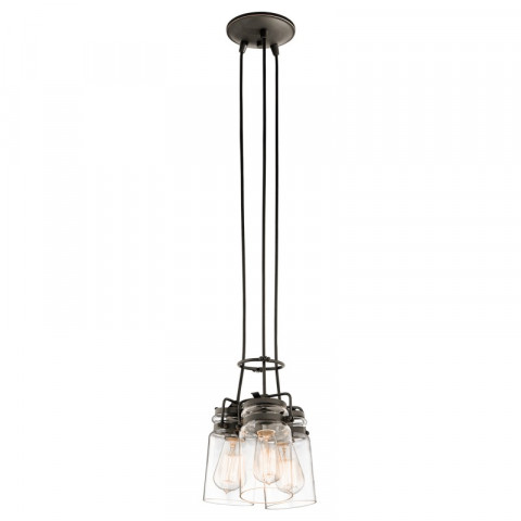 Suspension brinley, 3 ampoules - Coloris au choix
