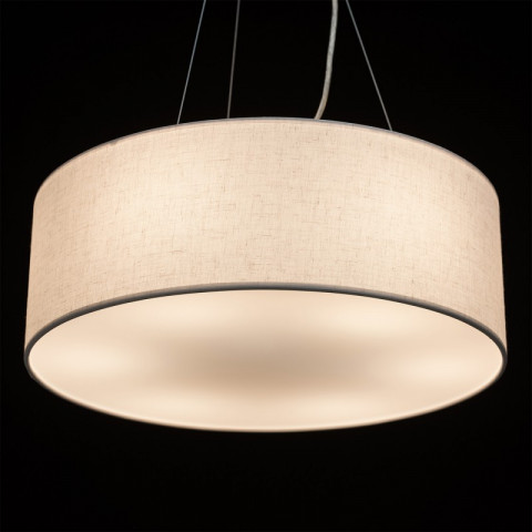 Suspension chromée megapolis 6 ampoules 70 cm