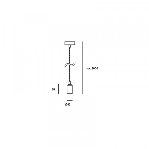Suspension décorative dixie 1 ampoule