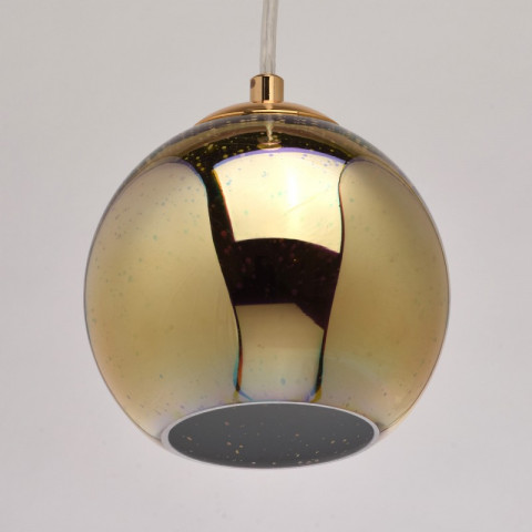 Suspension dorée megapolis 1 ampoule 240 cm