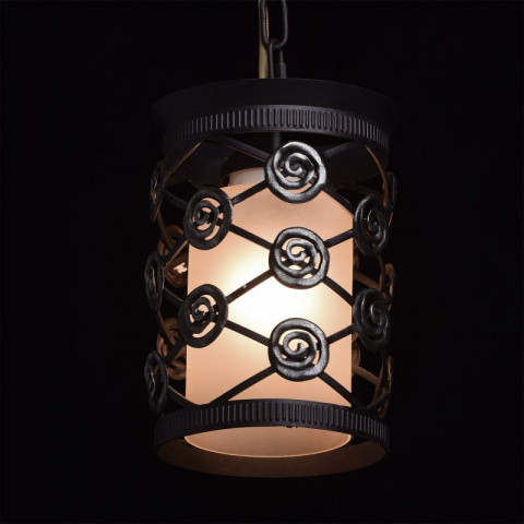 Suspension marron country 1 ampoule 124 cm